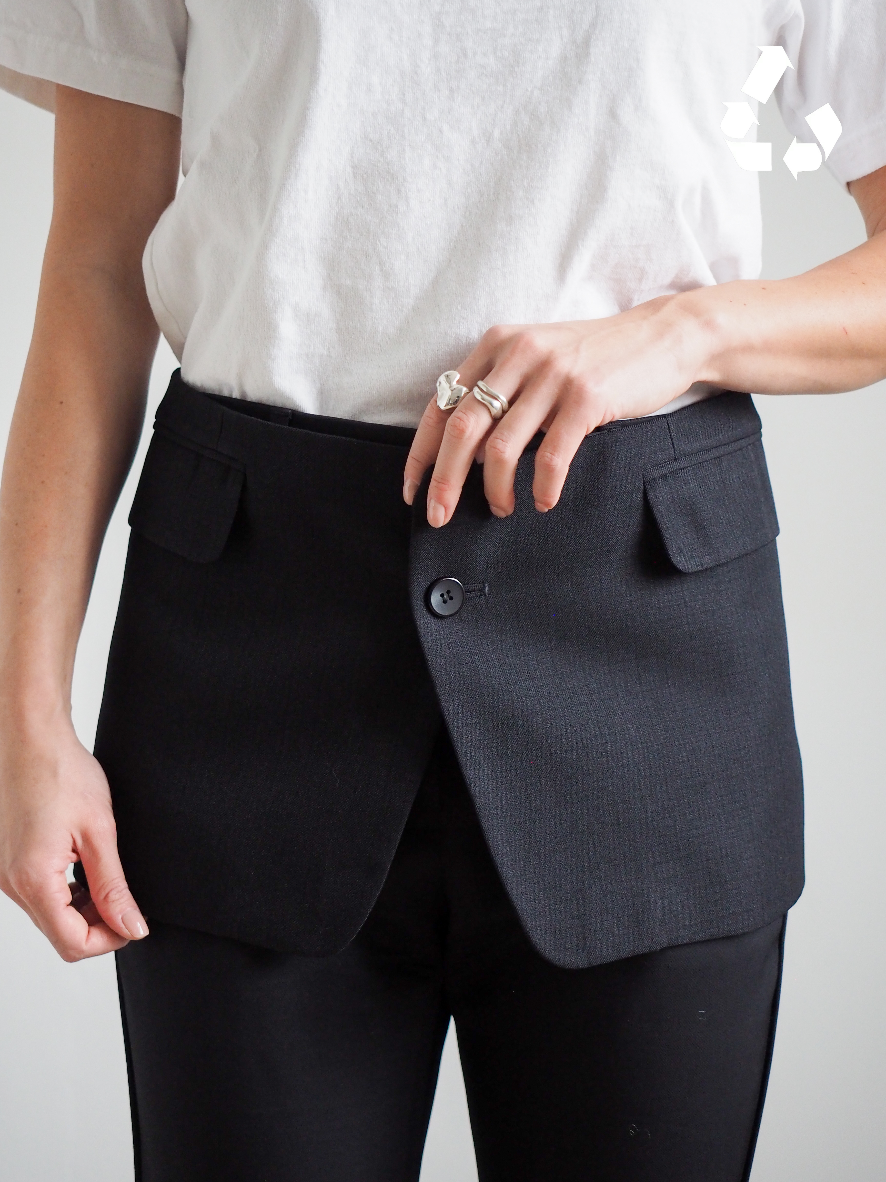 Collective Will Re-Worked Trouser Skirt