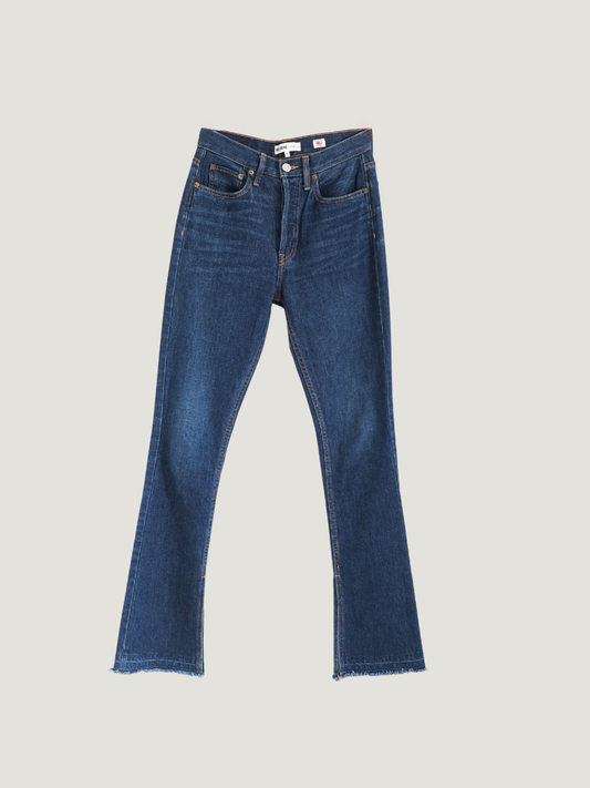 Pre-Owned RE/DONE High Rise Flared Jeans (26)