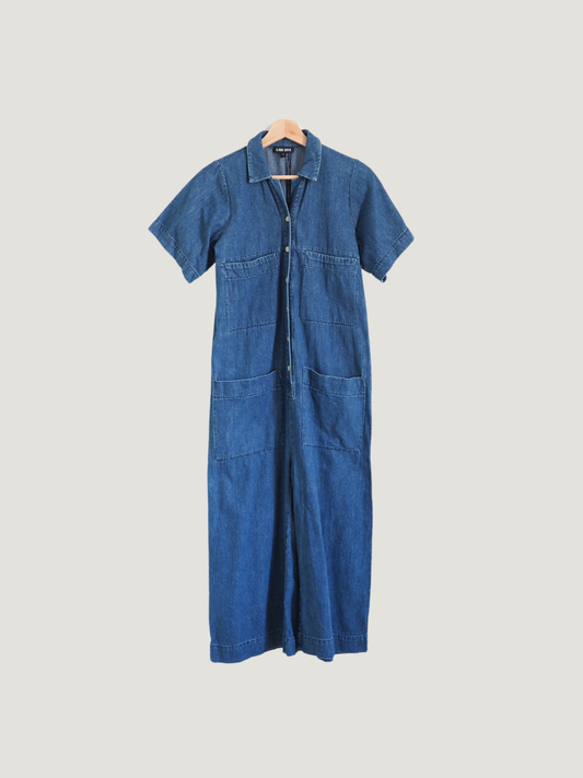 Pre-Owned Ilana Kohn Denim Jumpsuit (S)