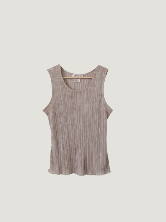 Pre-Owned Tradition Pleated Tank (M)