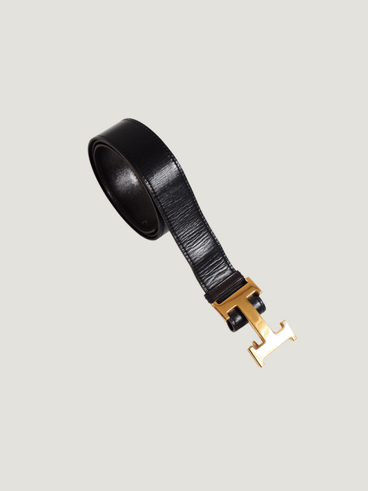 Pre-Owned Vintage Hermes H Buckle Belt