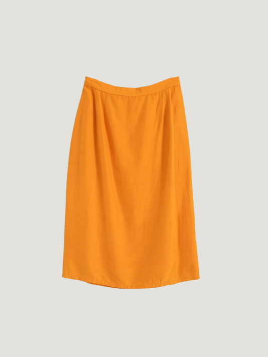 Pre-Owned Vintage Silk Slip Skirt (28")