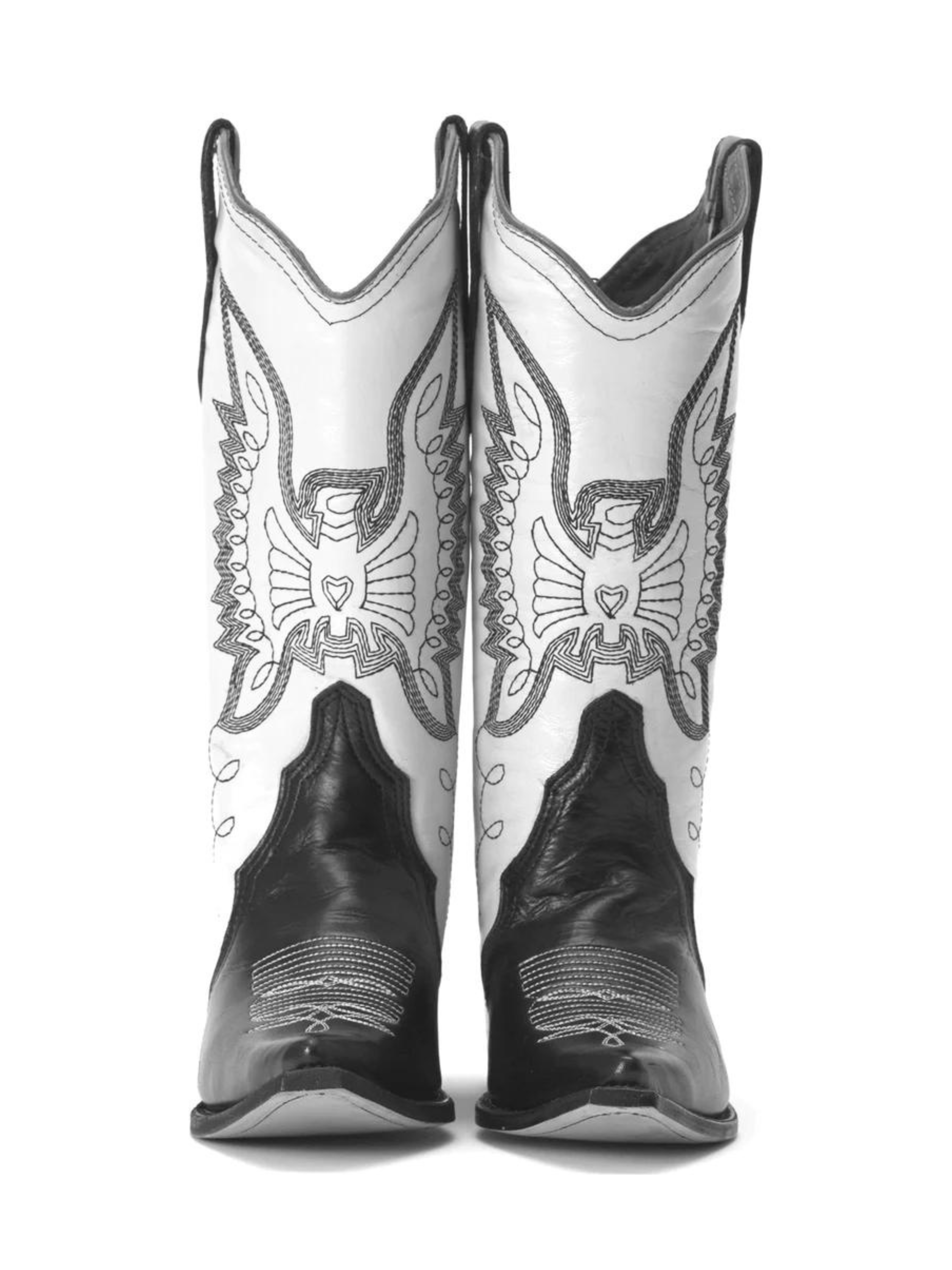 Montserrat Messeguer Leather Western Cowboy Boots