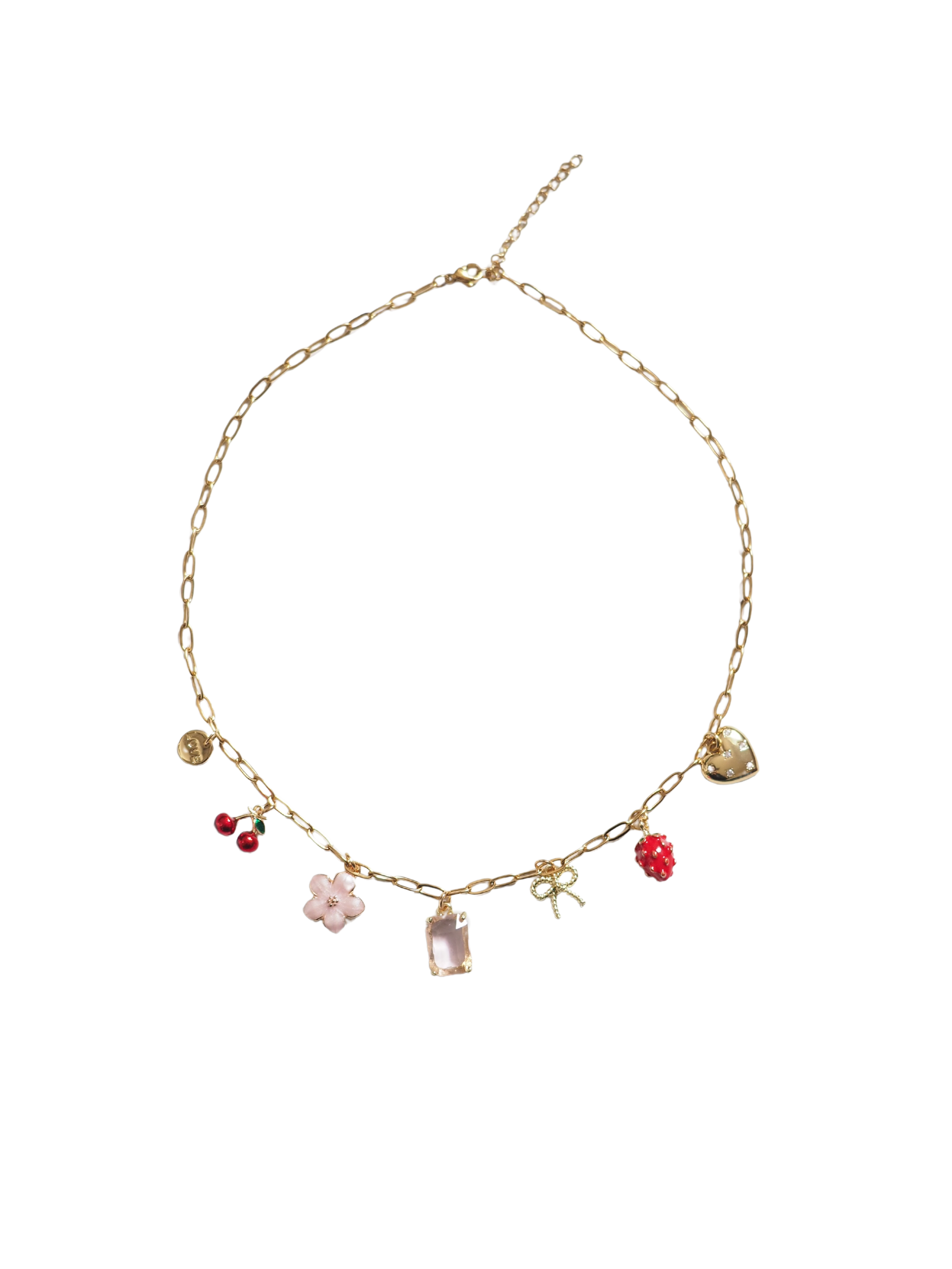 Trendy Trove Sweetheart Charm Necklace