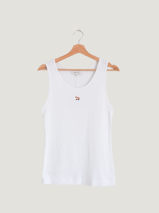 Pre-Owned Maison Kitsune Ribbed Tank (M)