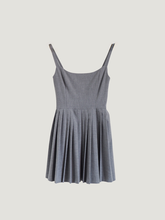 Pre-Owned Sunday Best Pleated Dress (00)
