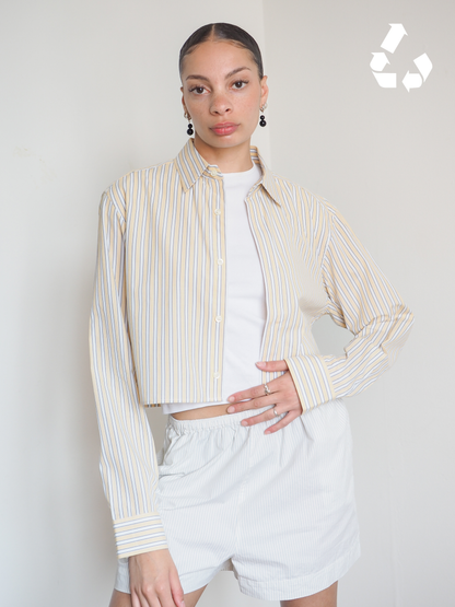 Collective Will Re-Worked Cropped Shirt