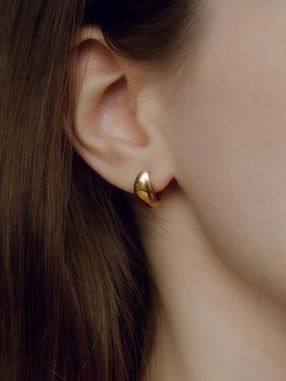 Vimeria Petal Huggie Earrings
