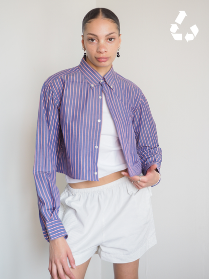 Collective Will Re-Worked Cropped Shirt
