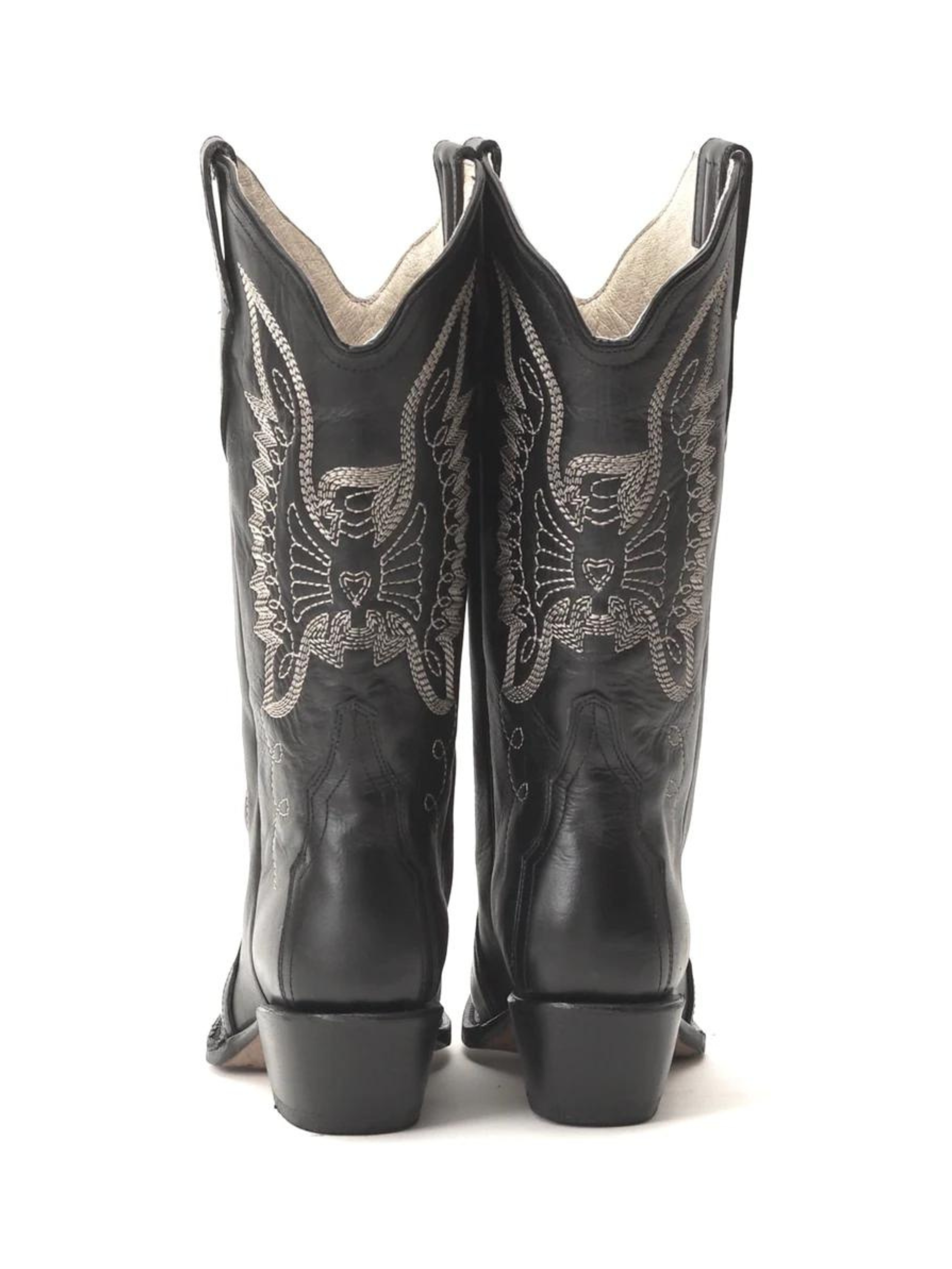 Montserrat Messeguer Leather Western Cowboy Boots