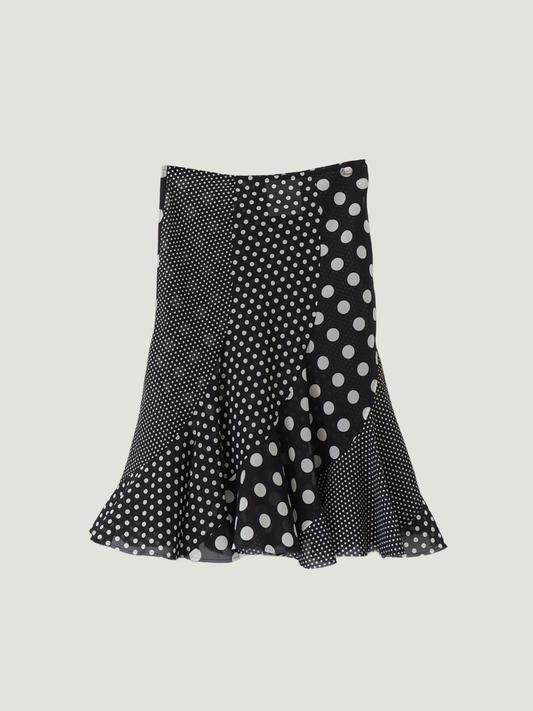 Pre-Owned Vintage 2003 SS Comme des Garcons by Junya Watanabe Polkadot Skirt