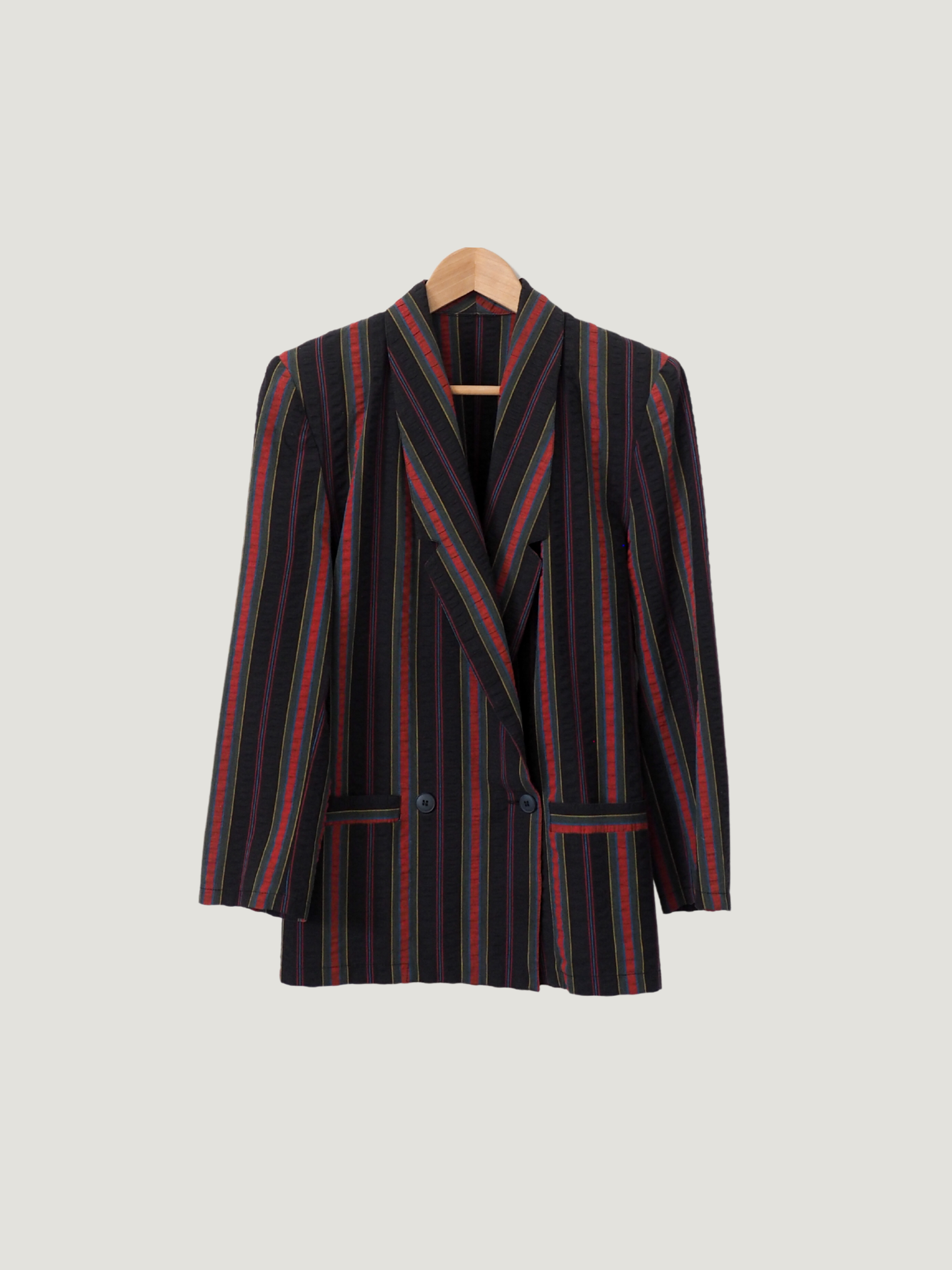 Pre-Owned Vintage Multi Striped Blazer (S)