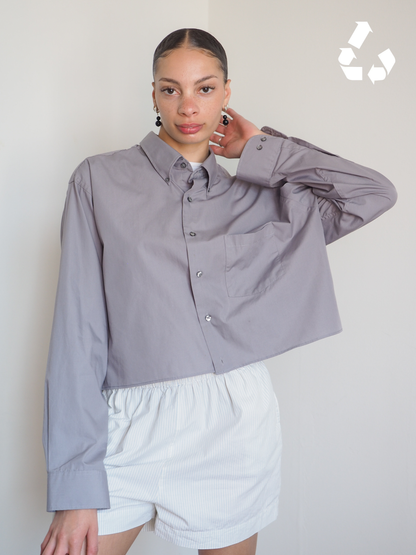 Collective Will Re-Worked Cropped Shirt