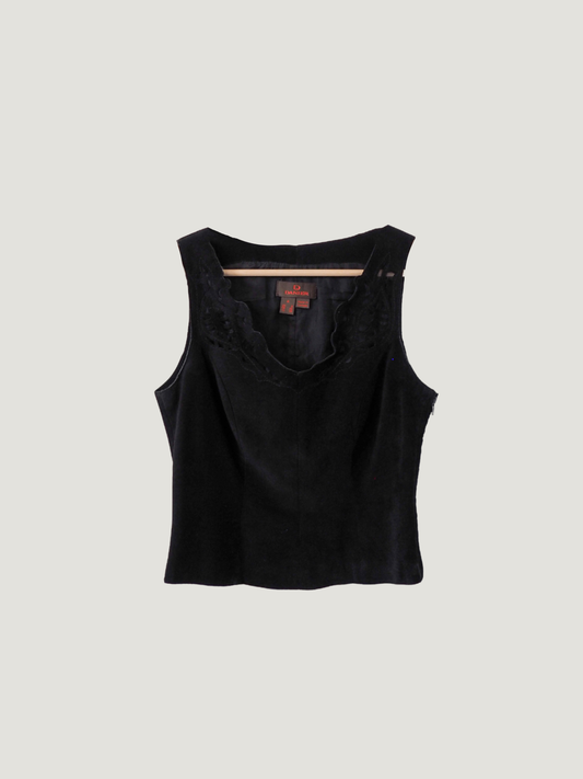 Pre-Owned Vintage Danier Suede Top (S)