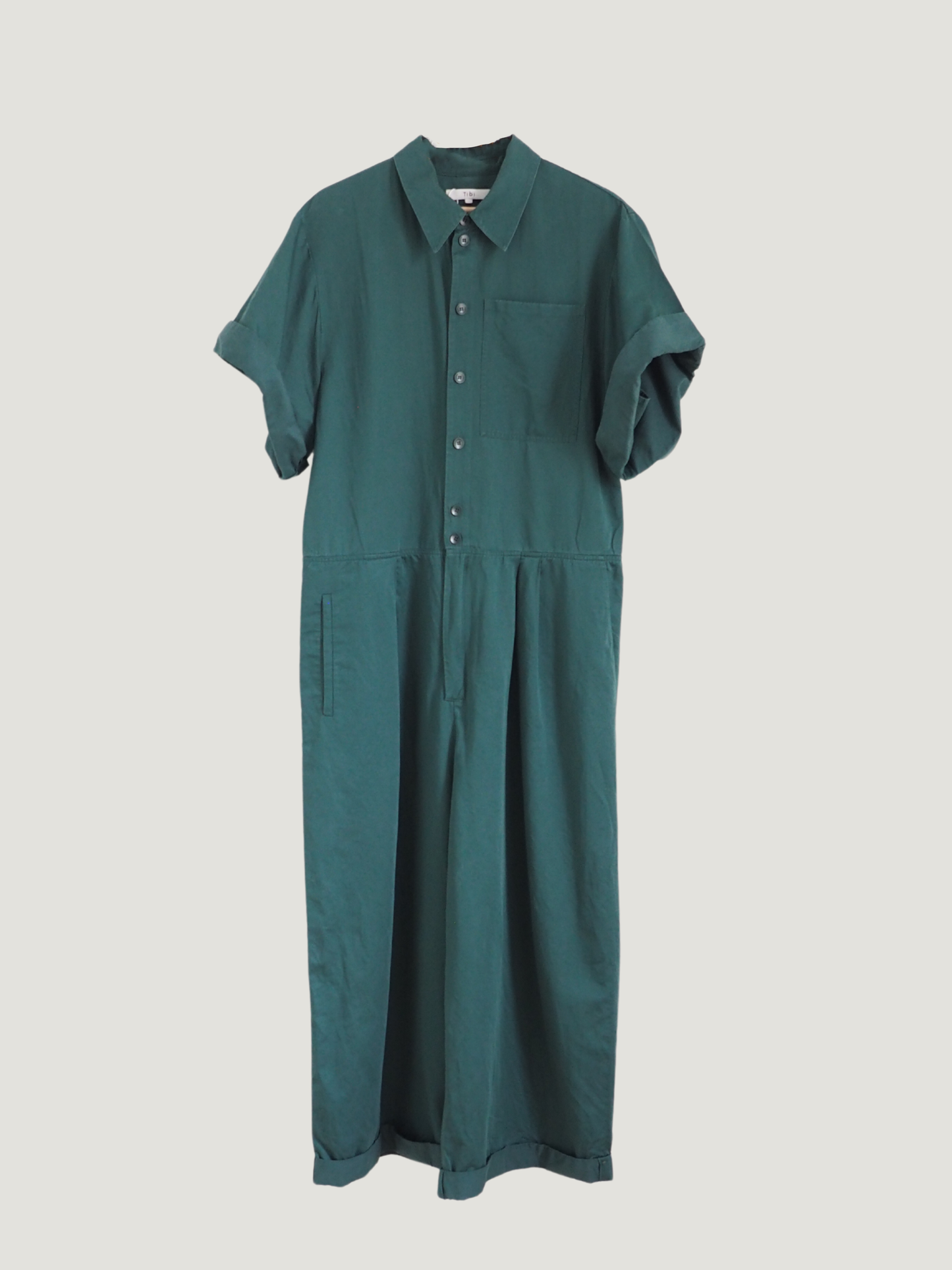 Pre-Owned Tibi Short Sleeve Jumpsuit (L)