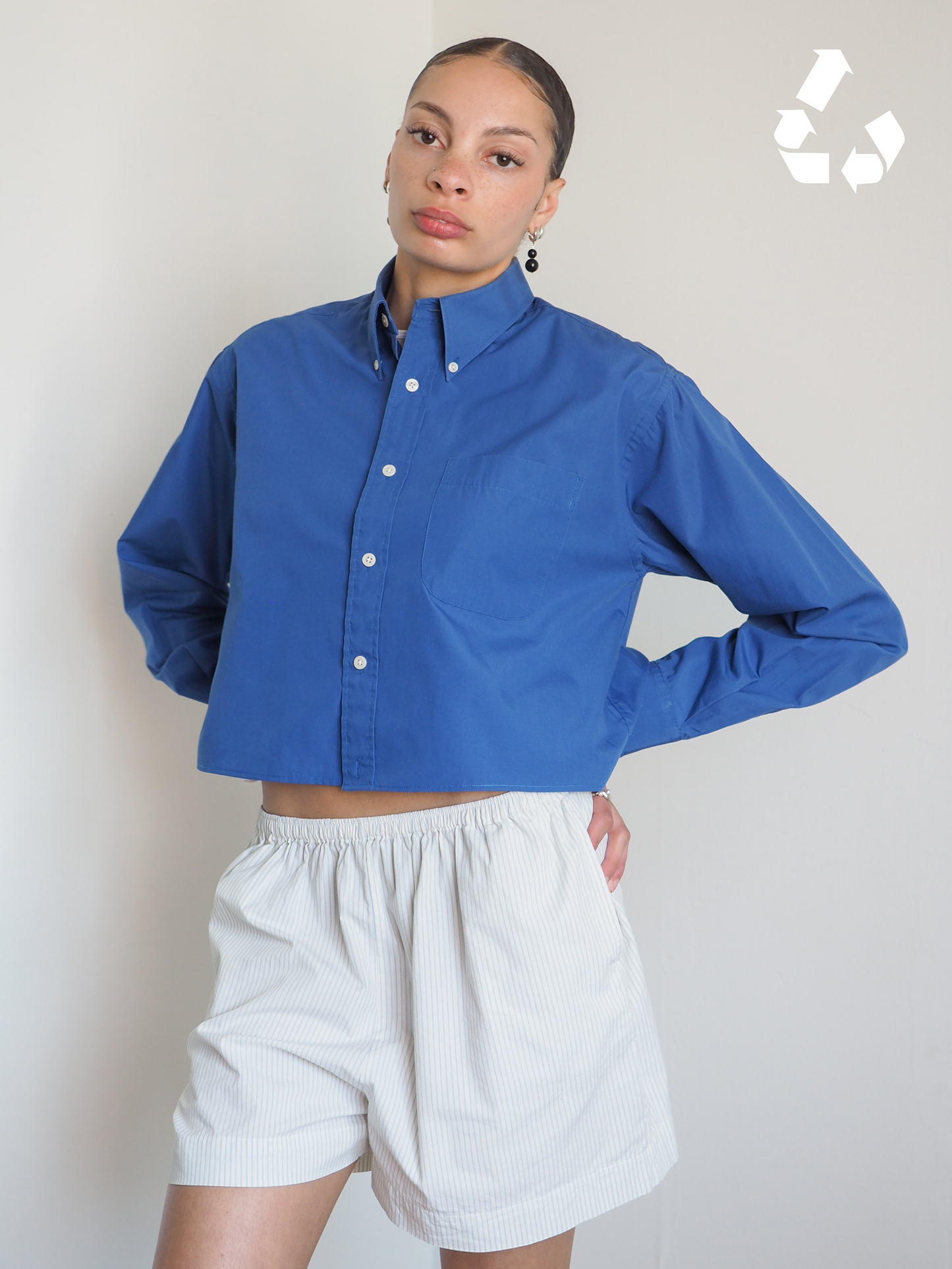 Collective Will Re-Worked Cropped Shirt