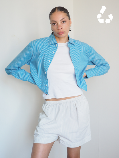 Collective Will Re-Worked Cropped Shirt
