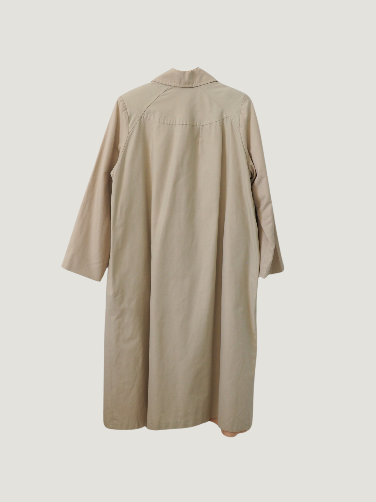Pre-Owned Vintage Short Collar Trench Coat (S)