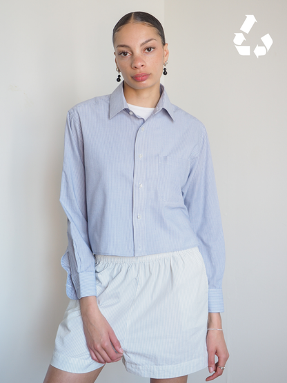 Collective Will Re-Worked Cropped Shirt