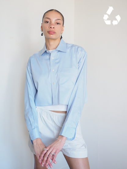 Collective Will Re-Worked Cropped Shirt