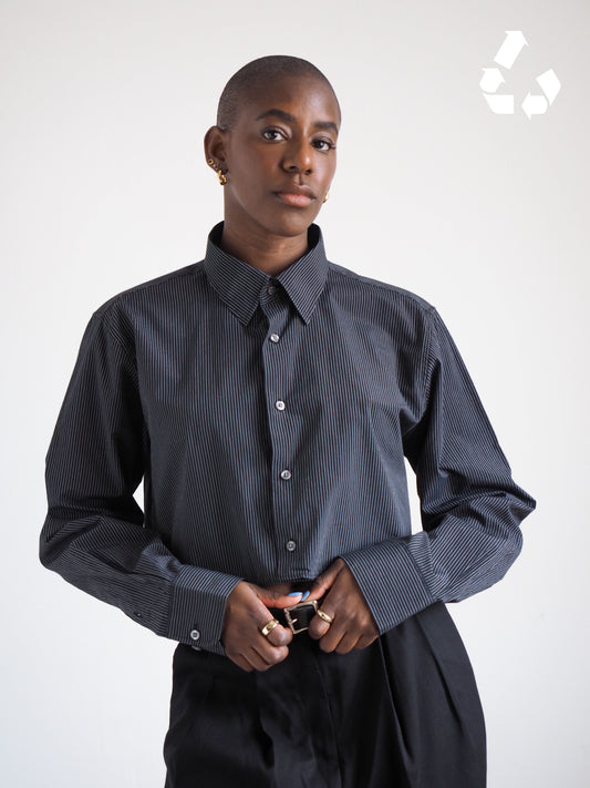 Collective Will Re-Worked Cropped Shirt