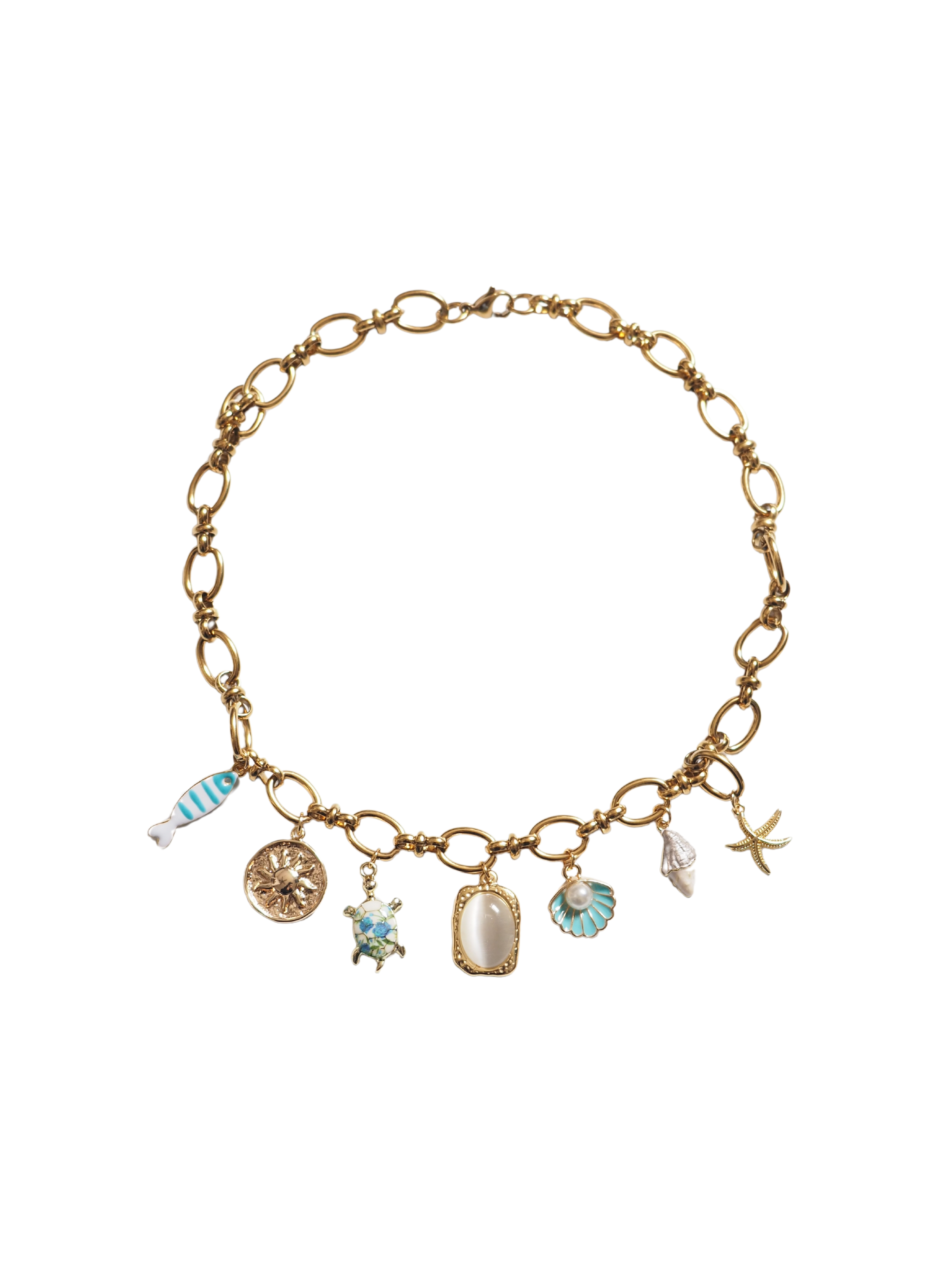 Trendy Trove Under The Sea Charm Necklace