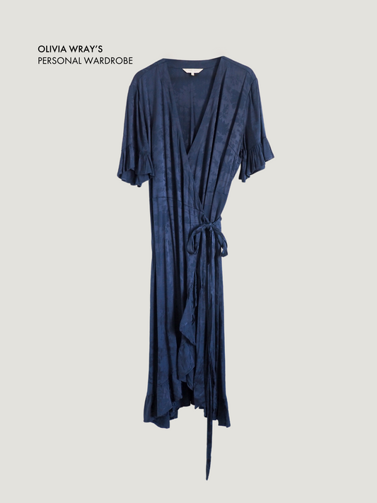 Pre-Owned Part Two Floral Wrap Dress (44)