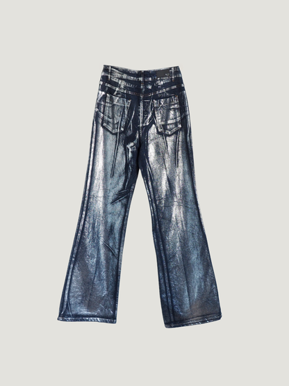Blui Silver Foil Jeans (32" midrise)