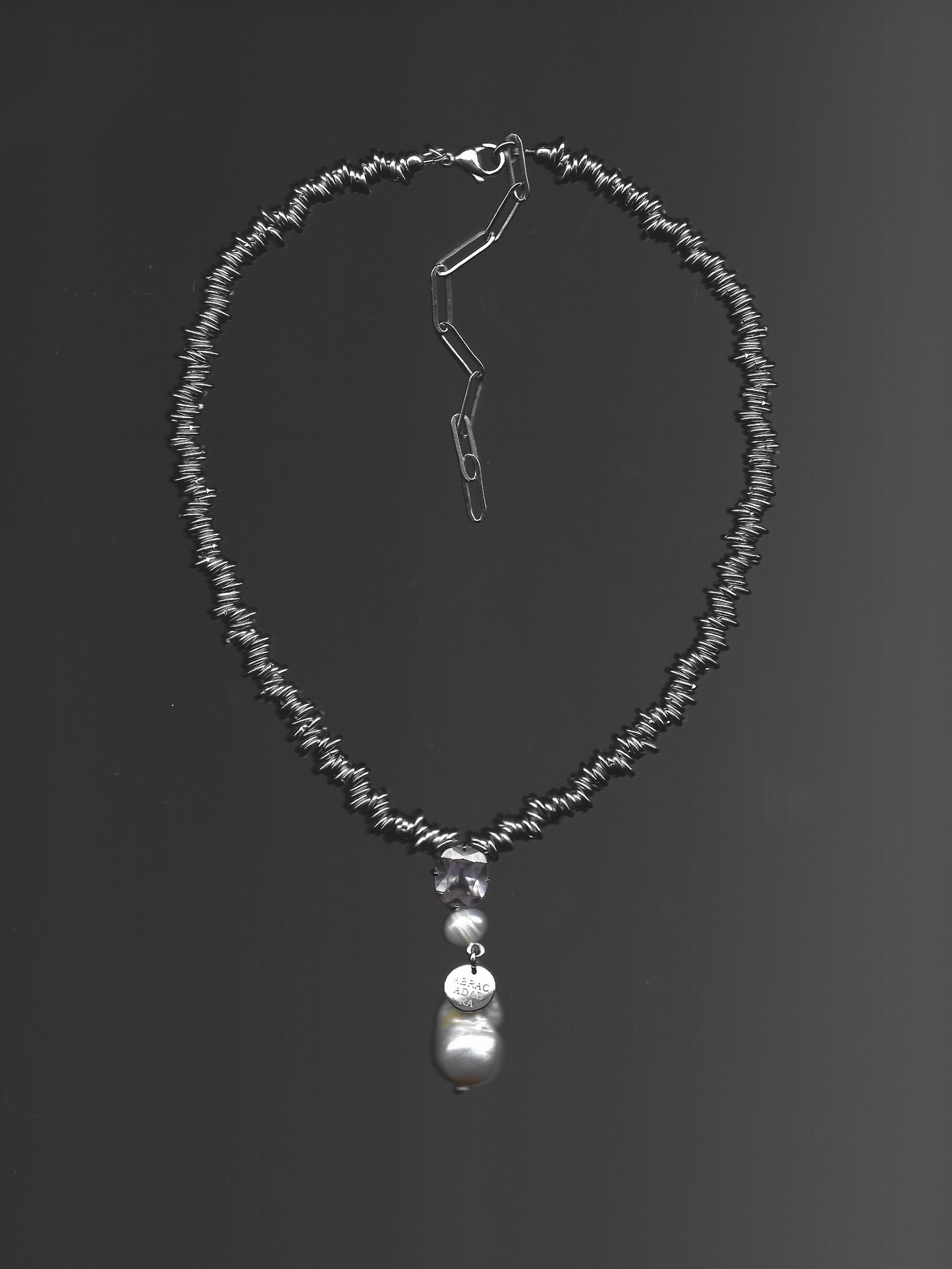 Abracadabra Metal Baroque Necklace