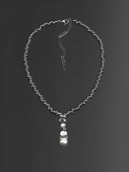 Abracadabra Metal Baroque Necklace