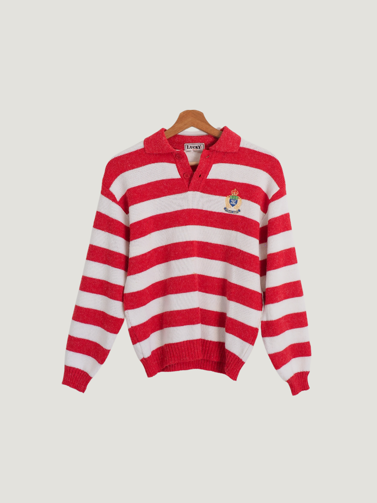 Pre-Owned Vintage Lucky Stripe Sweater (S/M)