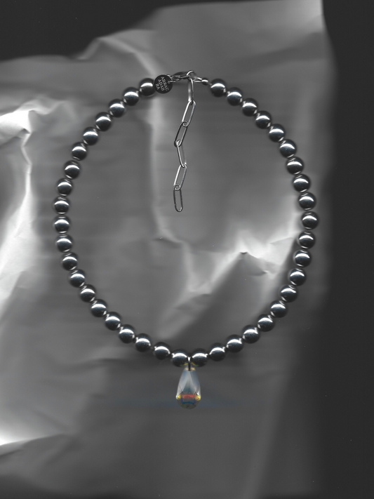 Abracadabra Rainbow Crystal Necklace