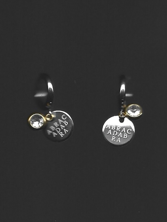 Abracadabra Tag Earrings