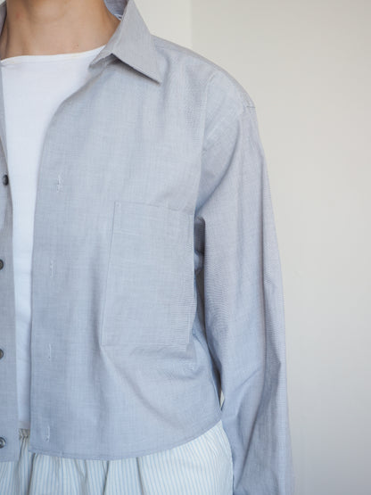 Collective Will Re-Worked Cropped Shirt