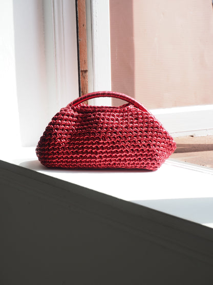 Lamour Metallic Top Handle Bag