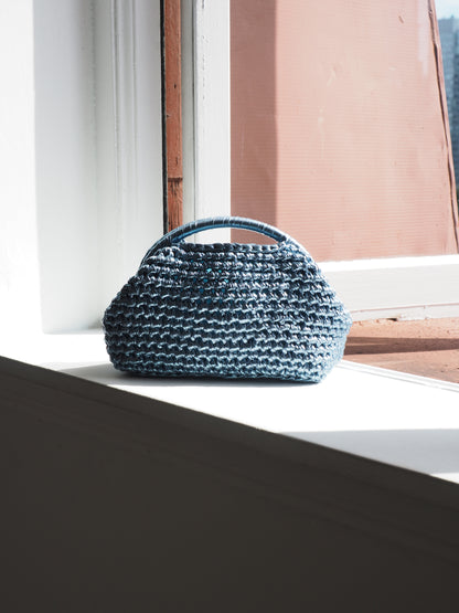 Lamour Metallic Top Handle Bag