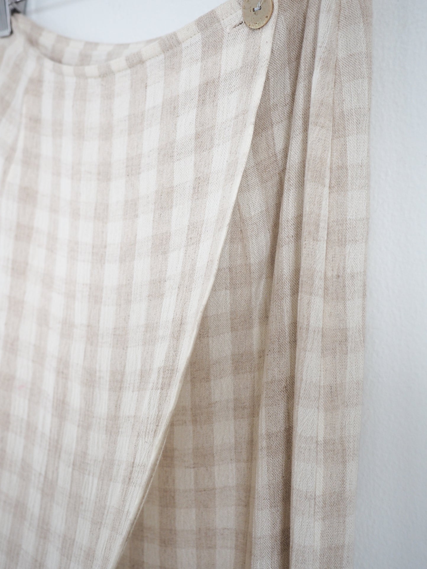 Pre-Owned Vintage Smart Set Gingham Skirt (28")