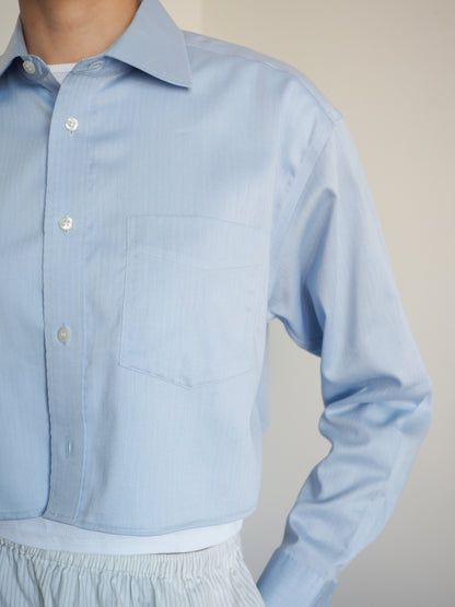 Collective Will Re-Worked Cropped Shirt