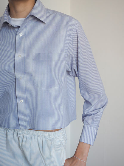 Collective Will Re-Worked Cropped Shirt