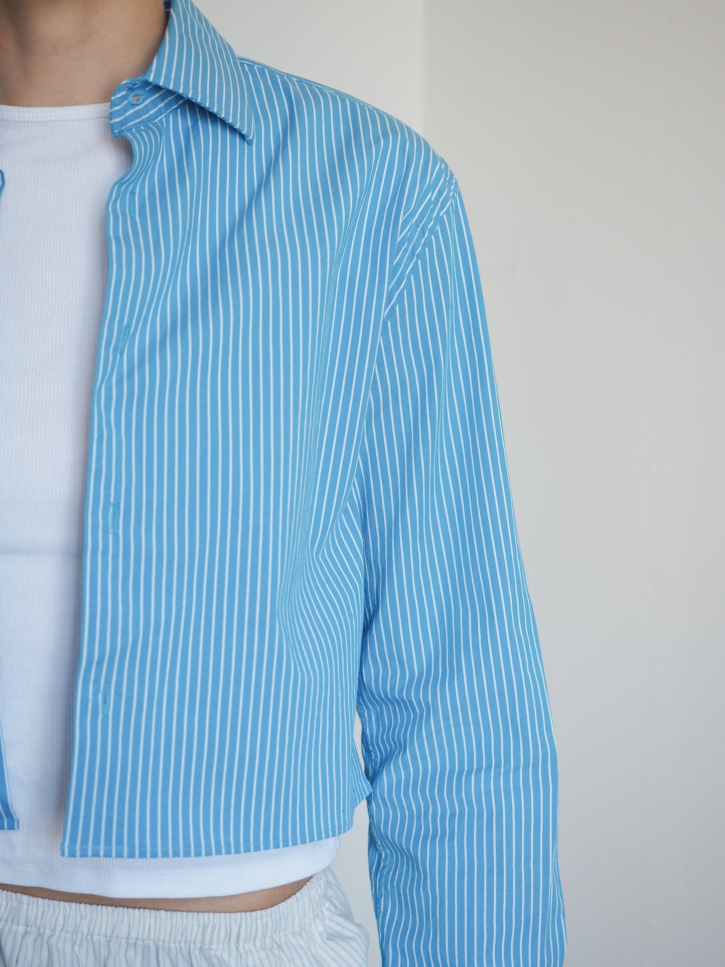 Collective Will Re-Worked Cropped Shirt