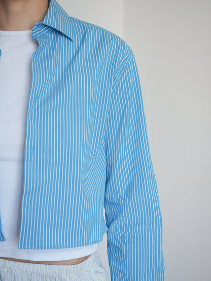 Collective Will Re-Worked Cropped Shirt