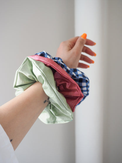 Nuggy's Gingham Scrunchie