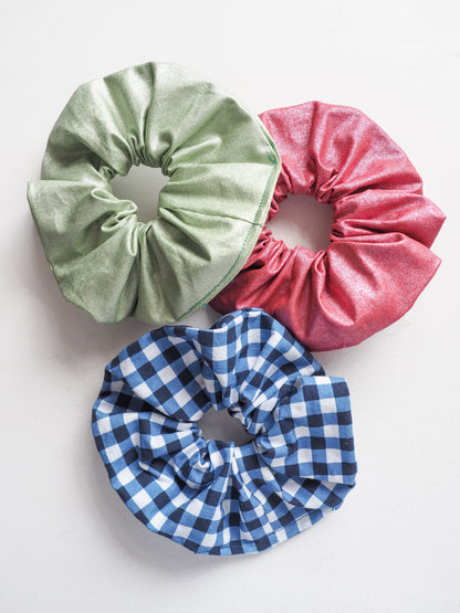 Nuggy's Gingham Scrunchie