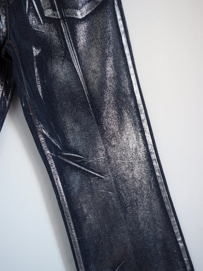 Blui Silver Foil Jeans (32" midrise)