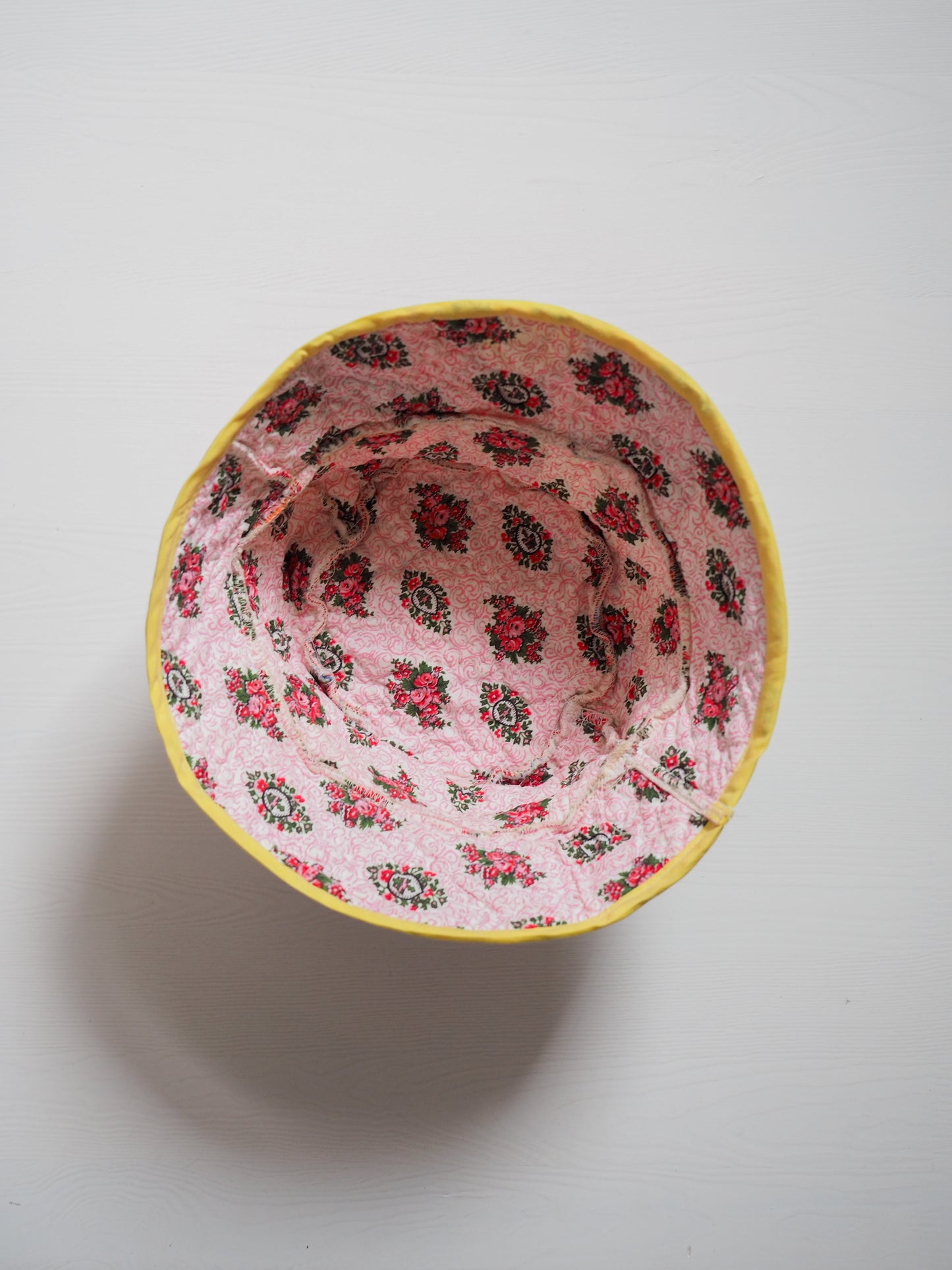 Pre-Owned Patchwork Bucket Hat (M)