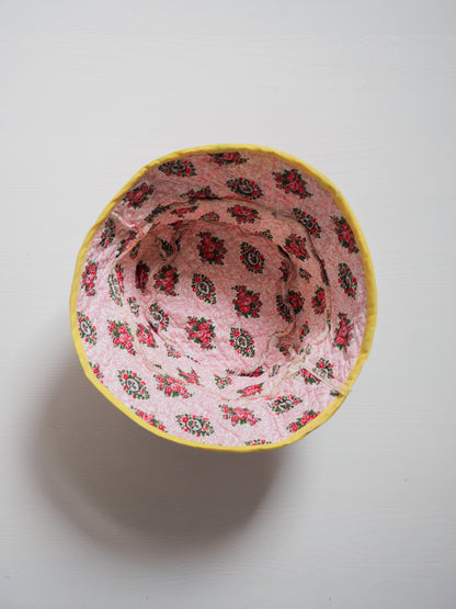 Pre-Owned Patchwork Bucket Hat (M)