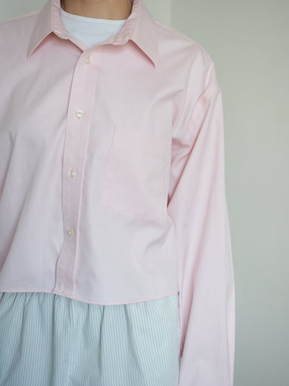 Collective Will Re-Worked Cropped Shirt
