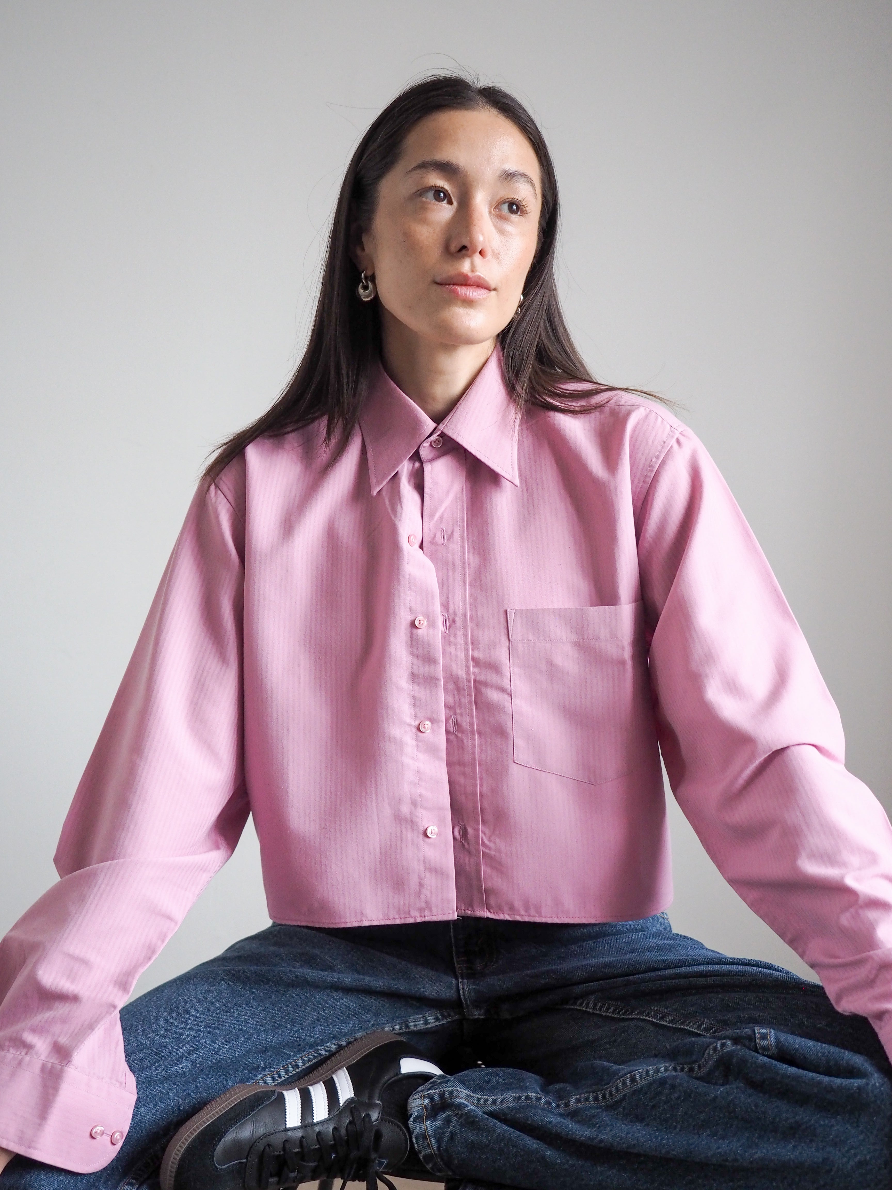 Collective Will Re-Worked Cropped Shirt