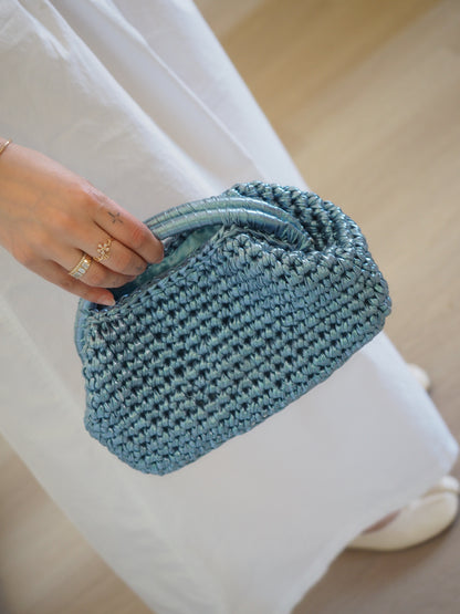 Lamour Metallic Top Handle Bag