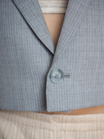 Collective Will Re-Worked Cropped Blazer